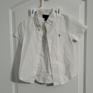 White Kids Shirt by Polo by Ralph Lauren